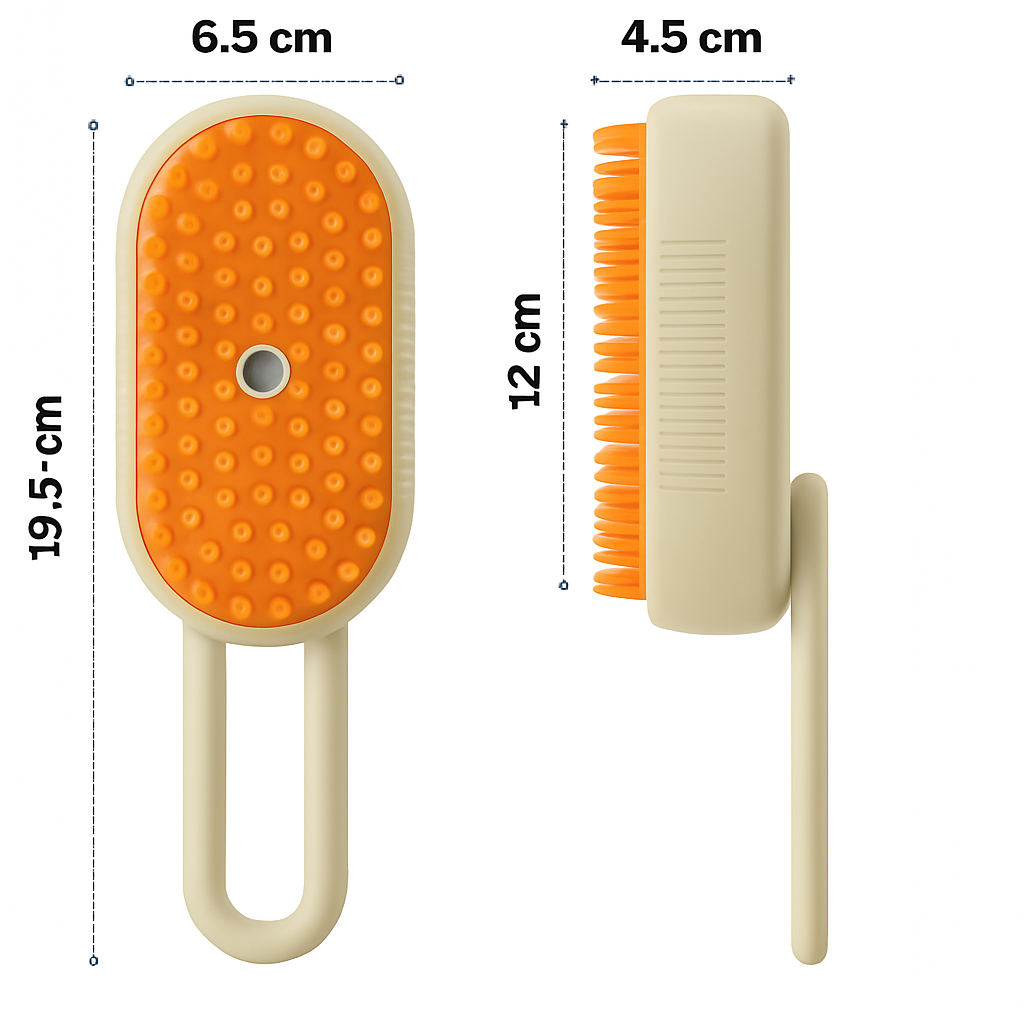 CEPILLO VAPORIZADOR PARA MASCOTAS